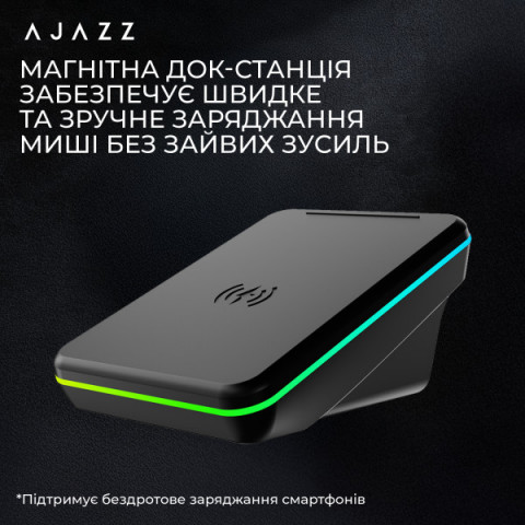 Бездротова миша Ajazz AJ200P Near Link AI MC Black (AJ200P-NL-AI-MC-B) Купити в Україні
