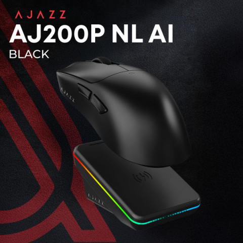 Бездротова миша Ajazz AJ200P Near Link AI MC Black (AJ200P-NL-AI-MC-B) Купити в Україні
