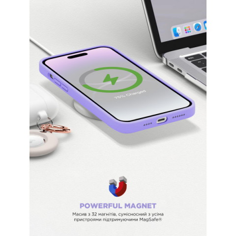 Чохол ArmorStandart ICON2 MagSafe для Apple iPhone 14 Pro Lilac (ARM68404)