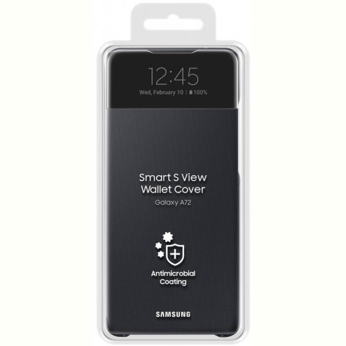 Чохол-книжка Samsung S View Wallet Cover для Samsung Galaxy A72 SM-A725 Black (EF-EA725PBEGRU)