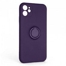 Чохол ArmorStandart Icon Ring для Apple iPhone 11 Dark Purple (ARM68646)