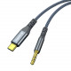 Адаптер ColorWay USB Type-C - 3.5 мм (M/M), 1.2 м, Gray (CW-CBPDJ071-G)