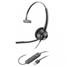 Гарнітура комп'ютерна моно On-ear Poly EncorePro 310, USB-A, всеспрямований, чорний