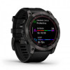 Смарт-годинник Garmin Fenix 7X Sapphire Solar Carbon Gray DLC Titanium with Black Band (010-02541-34)