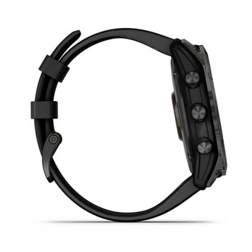 Смарт-годинник Garmin Fenix 7X Sapphire Solar Carbon Gray DLC Titanium with Black Band (010-02541-34)