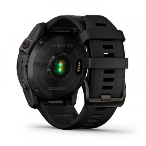 Смарт-годинник Garmin Fenix 7X Sapphire Solar Carbon Gray DLC Titanium with Black Band (010-02541-34)