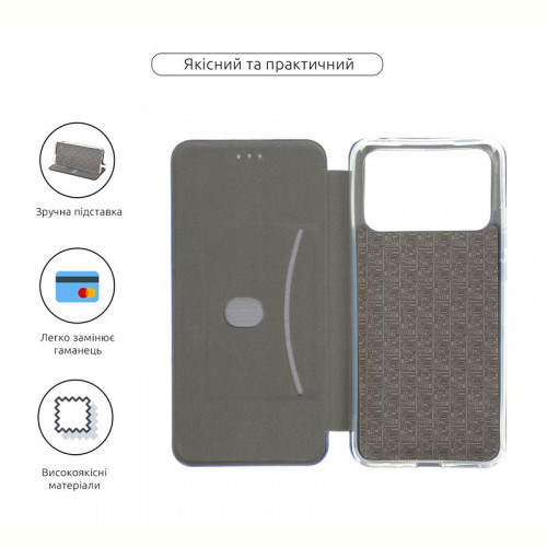 Чохол-книжка Armorstandart G-Case для Xiaomi Poco C40 Blue (ARM62128)