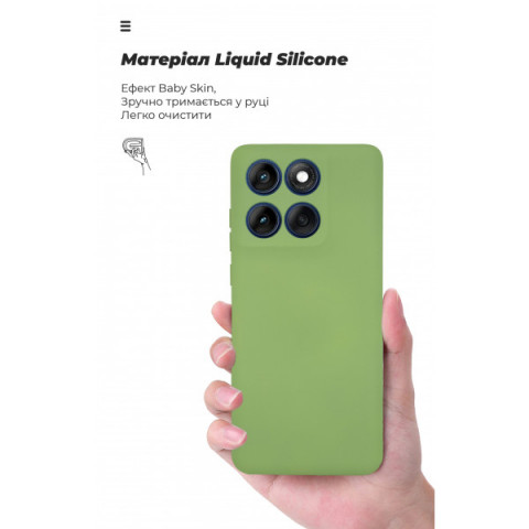 Чохол ArmorStandart ICON для Motorola Edge 60 5G Camera cover Green (ARM85878)