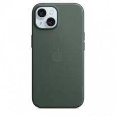 Чохол Apple iPhone 15 FineWoven Case with MagSafe Evergreen (MT3J3)