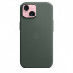 Чохол Apple iPhone 15 FineWoven Case with MagSafe Evergreen (MT3J3)