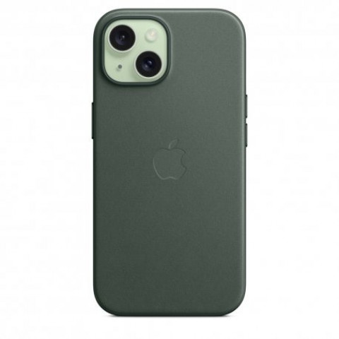 Чохол Apple iPhone 15 FineWoven Case with MagSafe Evergreen (MT3J3)