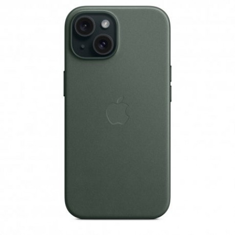 Чохол Apple iPhone 15 FineWoven Case with MagSafe Evergreen (MT3J3)