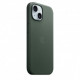 Чохол Apple iPhone 15 FineWoven Case with MagSafe Evergreen (MT3J3)