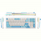 Клавіатура бездротова MCHOSE K99 Sky Blue (K99-1A)
