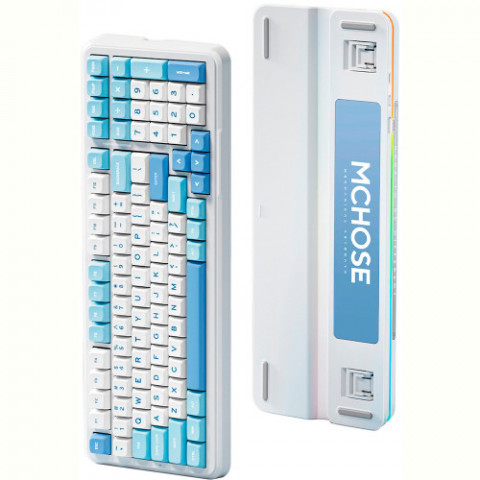 Клавіатура бездротова MCHOSE K99 Sky Blue (K99-1A)