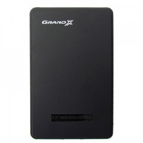 Зовнішня кишеня Grand-X для підключення SATA HDD 2.5", USB 2.0, пластик (HDE22)