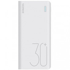 Зовнішній акумулятор Romoss Powerbank Sense 8+ 30000mAh 18W QC3.0 White (PHP30 Pro) (PHP30-401-02)