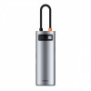 USB-Хаб Baseus Metal Gleam Series 7-in-1 (2xUSB3.0 + 4KHD + Type-C + Type-C PD+ TF + SD) gray Купити в Україні