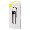 USB-Хаб Baseus Metal Gleam Series 7-in-1 (2xUSB3.0 + 4KHD + Type-C + Type-C PD+ TF + SD) gray Купити в Україні