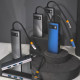 USB-Хаб Baseus Metal Gleam Series 7-in-1 (2xUSB3.0 + 4KHD + Type-C + Type-C PD+ TF + SD) gray Купити в Україні