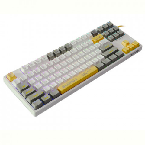 Клавіатура S87 Bloody Energy White