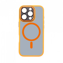 Чохол ArmorStandart Unit MagSafe SE для Apple iPhone 16 Pro Orange Black (ARM81148)