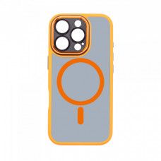 Чохол ArmorStandart Unit MagSafe SE для Apple iPhone 16 Pro Orange Black (ARM81148)