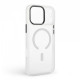 Чохол ArmorStandart Unit-C MagCase для Apple iPhone 17 Pro Matte Clear + Orange Button Set (ARM90586)