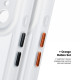 Чохол ArmorStandart Unit-C MagCase для Apple iPhone 17 Pro Matte Clear + Orange Button Set (ARM90586)