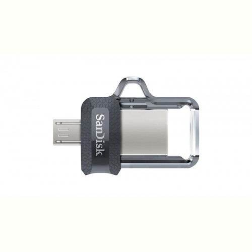 Флеш-накопичувач USB3.0 64GB OTG SanDisk Ultra Dual M3.0 Black (SDDD3-064G-G46)