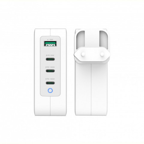 Мережевий зарядний пристрій J5create GaN USB-C 130W White (JUP43130E-EN)