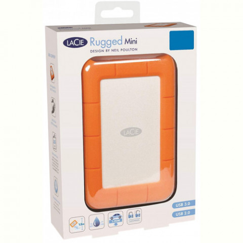Накопитель внешний HDD 2.5" USB 2.0TB LaCie Rugged Mini (LAC9000298)