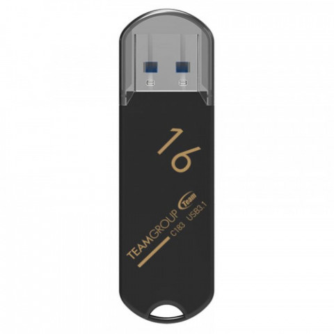 Флеш-накопичувач USB3.1 16GB Team C183 Black (TC183316GB01)