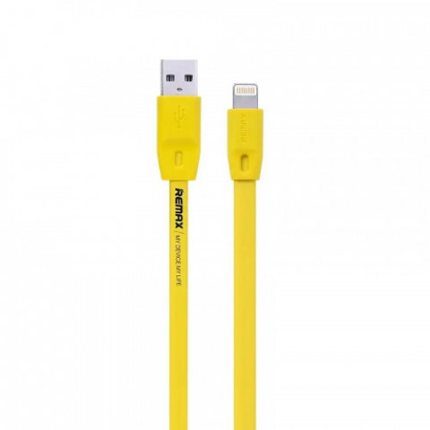Кабель Remax RC-001i Full Speed USB - Lightning (M/M), 1 м, Yellow (2000700008007)