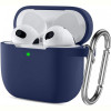 Чохол для навушників BeCover для Apple AirPods (3nd Gen) Deep Blue (707178)