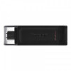 Флеш-накопичувач USB3.2 64GB Type-C Kingston DataTraveler 70 Black (DT70/64GB)