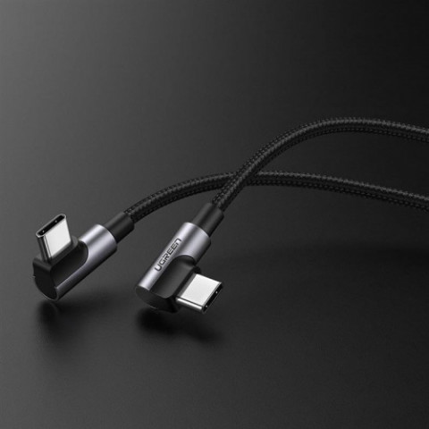 Кабель Ugreen US323 USB-C - USB-C, 2м, Black (70531)