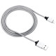Кабель Canyon USB - Lightning (M/M) 1 м, Dark Grey (CNS-MFIC3DG)