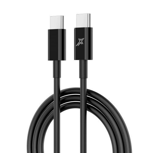 Кабель Grand-X USB Type-C - USB Type-C 20W, 1м, Black (CC-03B)