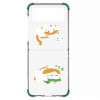 Чохол-накладка Samsung Cat Catching Fish Case для Samsung Galaxy Flip 4 SM-F721 Transparent (GP-FPF721HIAWW)