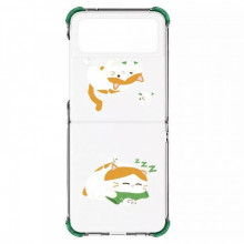 Чохол-накладка Samsung Cat Catching Fish Case для Samsung Galaxy Flip 4 SM-F721 Transparent (GP-FPF721HIAWW)