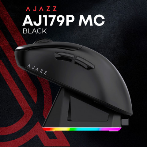 Миша бездротова Ajazz AJ179P MC Black (AJ179P-MC-B)