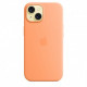 Чохол Apple iPhone 15 Silicone Case with MagSafe Orange Sorbet (MT0W3)