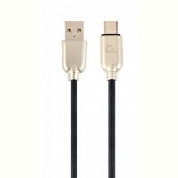 Кабель Cablexpert (CC-USB2R-AMCM-2M) USB 2.0 A - USB Type-C, преміум, 2м, чорний