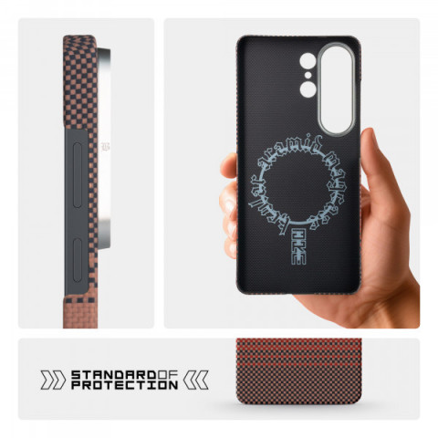 Чохол ArmorStandart BlackIcon Kevlar MagCase для Samsung S26 Ultra Sunset (ARM90158)