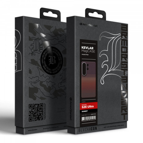 Чохол ArmorStandart BlackIcon Kevlar MagCase для Samsung S26 Ultra Sunset (ARM90158)