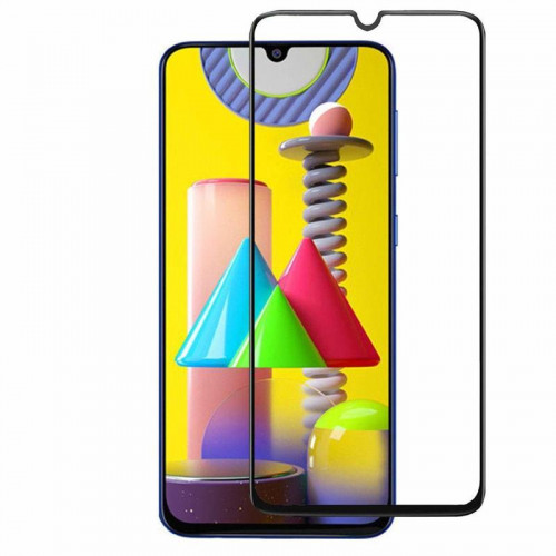 Захисне скло для Samsung Galaxy M21 SM-M215/M31 SM-M315/M30s SM-M307/F41 SM-F415 Black, 0.3мм, 4D ARC, Люкс (Z15258)