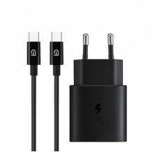 Зарядний пристрій ArmorStandart AR-TA800 USB-C 25W Black + кабель USB-C to USB-C (ARM77720)