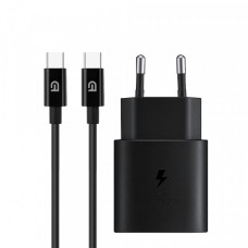 Зарядний пристрій ArmorStandart AR-TA800 USB-C 25W Black + кабель USB-C to USB-C (ARM77720)