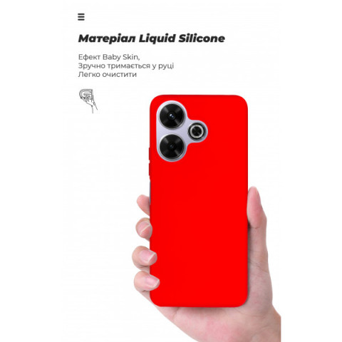 Чохол ArmorStandart ICON для Xiaomi Redmi 13 4G / Poco M6 4G Red (ARM78264)